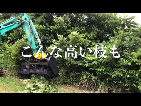 ガードレール越しや高い木の枝も粉砕スゲ〜！（2021/07/09)